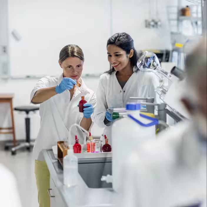 people in laboratory