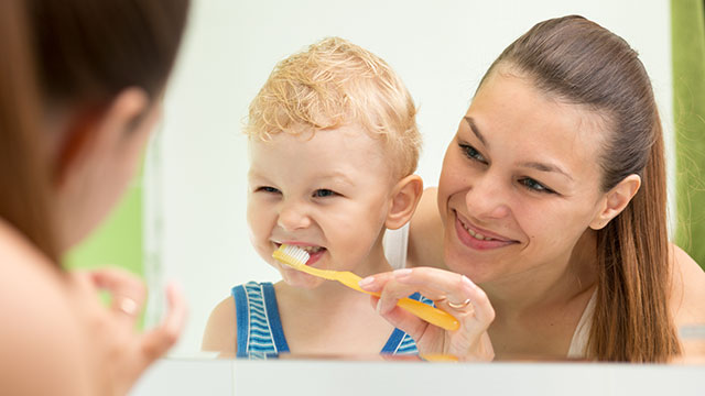 what causes white spots on baby teeth - colgate australia