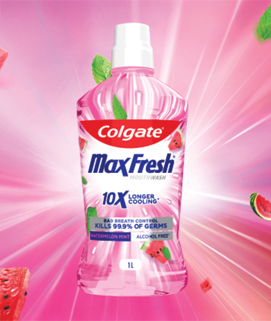 Colgate MaxFresh Watermelon Mint Mouthwash