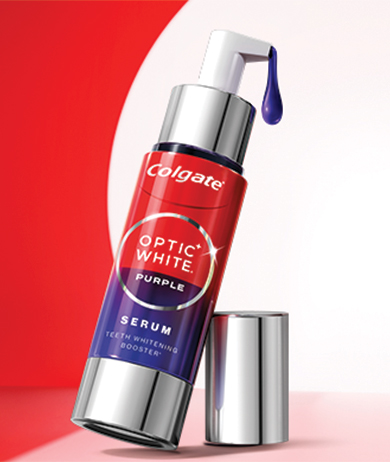 Colgate Optic White Purple Serum.